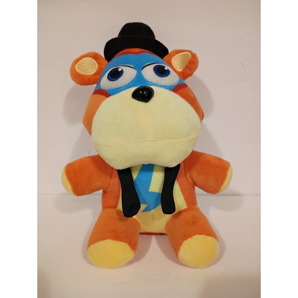 Five Nights at Freddys Glamrock‎ Freddy Plush Security Breach Orange Bear 8 inch